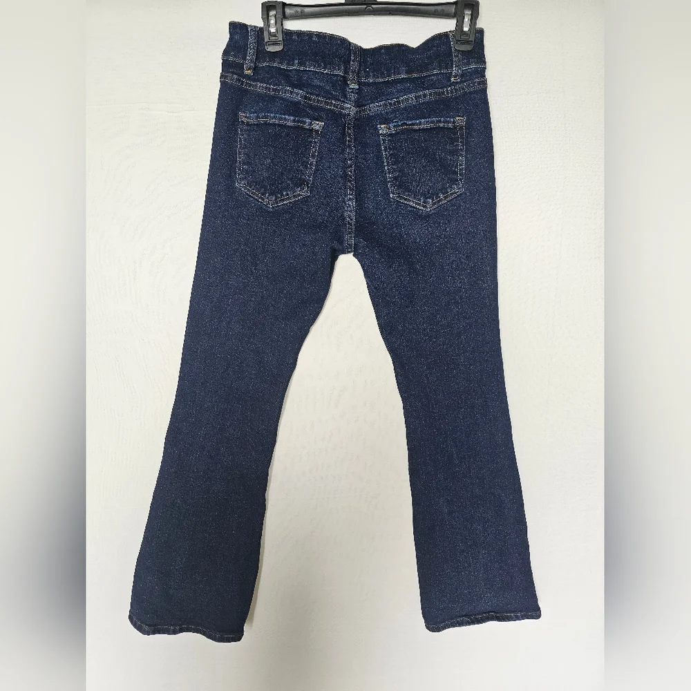 Women's Dark Indigo Flare Jeans - Classic Flared Leg